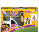 Cenário Temático Masha E O Urso Sos Floresta Playset Monte Líbano