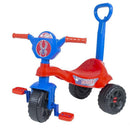 Triciclo Kemotoca Spider Com Haste Vermelho E Azul – Suporta Até 25kg