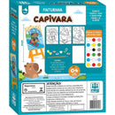 Brinquedo Para Colorir Kit Pinturinha Capivara Com Desenhos Fofos Para Crianças