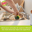 Esponja Para Limpeza Scotch-brite Cozinha - Verde/amarelo - Bloco Com 4