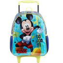 Mochila Infantil Com Rodinha Mickey 16"