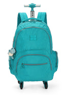 Mochila Infantil Juvenil De Rodinhas 360° Verde Up4you