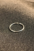 Piercing Círculo Liso Em Prata 925 Cor:dourado
