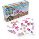 Brinquedo Para Montar Dino Mini Blocos Display Com 12 Unidades