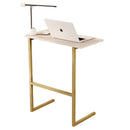 Mesa De Apoio Para Notebook Industrial Pérola Dourado