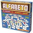 Brinquedo Pedagógico De Madeira Alfabeto 2 Em 1