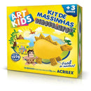 Massa Para Modelar Criativa Art Kids Dinossauro 3 Amarelo