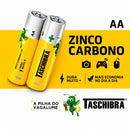 Pilha Comum Aa Tubo 40 Unidades Taschibra