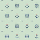 Papel De Parede Infantil Marinheiro Verde