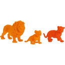 Boneco E Personagem Leao E Tigre C/canetinha Lavav