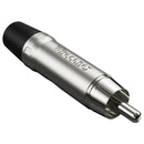 Conector Plug Rca Macho Wc 1212 Bk  Wireconex 10unidades