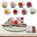 Kit 4 Porta Guardanapo Mimosa Flor Crisântemo - UN / 4