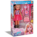 Boneca Beverly Girls Fashion 34cm Com Acessórios Articulada Em Vinil