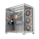 Gabinete Gamer Pcyes Forcefield Max White Ghost - Gffmaxwg