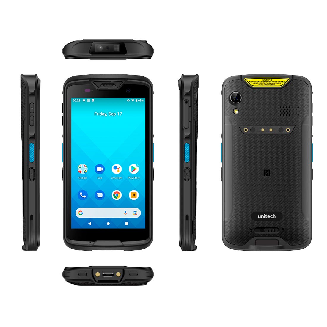 Coletor de Dados Unitech EA520 cabo e fonte EA520-NAHFUMTGi