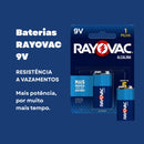 Bateria Alcalina 9v Rayovac Cartela Com 01 Unidade