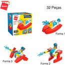 Brinquedo Para Montar Set Bombeiro E Polícia 3 Em 1 Sortido (display Com 10)