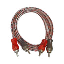 Cabo 2 Rca Transparente 01m Automotivo Storm