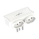 MULTIPLICADOR USB DANEVA CARREGADOR 2 USB SAÍDA 5V 1,5A + 2 TOMADAS