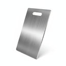 Tábua De Corte Aço Inox Carne Legumes Utensílio Multiuso