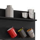 Painel Decor Cantinho Do Cafe Para Ambiente Preto