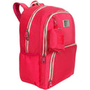 Mochila Trendy Colors Pink/bege Com Compartimento Para Notebook