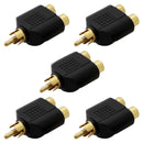 Adaptador Rca Para 2 Rca Gold Storm 5 Un