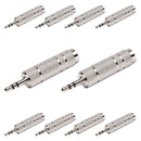 Adaptador P10 Stereo Para P2 Stereo Metal Storm 10 Unidades