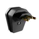 Plugue Extra Gigante 2p+t 90° De 20a C/ Prens Cabos Preto Margirius