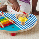 Fisher-price Wood Mesa Musical Com Instrumentos 3 Em 1
