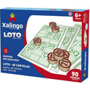 Jogo De Bingo Loto Com 48 Cartelas E Pedras De Madeira