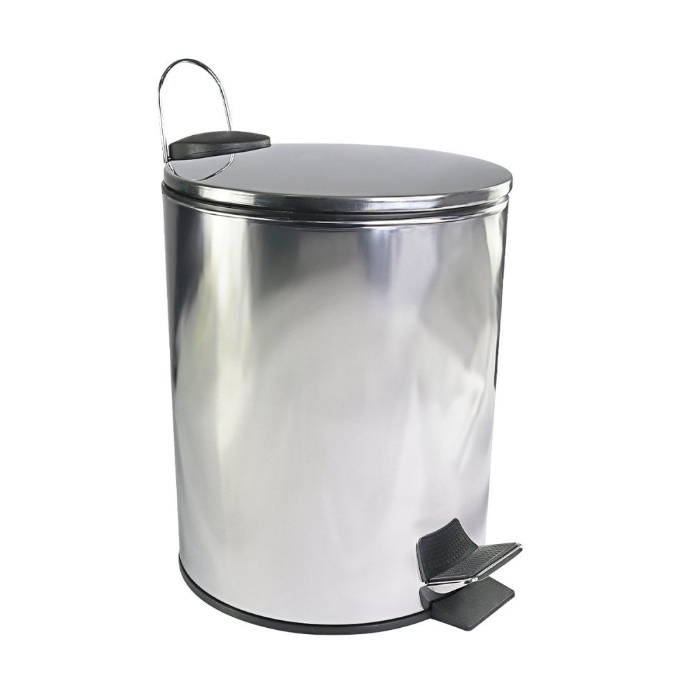Lixeira de Inox com Pedal Veron 5 Litros