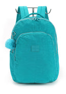 Mochila De Costas Escolar Verde Up4you Com Chaveiro Pompom