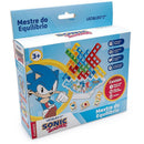 Jogo Diverso Sonic Mestre Do Equilíbrio Com Peças, Cartas E Suporte