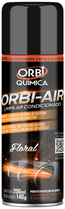LIMPA AR-CONDICIONADO ORBI-AIR ORBI QUIMICA 200 ML FLORAL