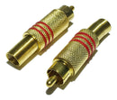 PLUG RCA EVUS C-071 MACHO GOLD COM MOLA - PC / 10