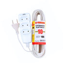Extensao 10mt 3p 3x0,75mm 10a Branco Megatron