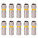 Conector F Compressao Rg6 10 Unidades Storm