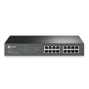 Switch Gigabit Easy Smart 10/100/1000 C/ 16 Portas (sendo 8 Poe) Tl-sg1016pe Smb