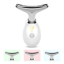 Massageador Facial Elétrico Usb - Pescoço E Face - Branco
