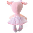 Pelucia Boneca Bia Cabelo Rosa 34cm