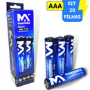 Pilhas Aa Ou Aaa 1,5v Pilha Normal E Palito Alta Duração