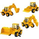 Trator Engineering Display Com 12 Caminhões De Construção