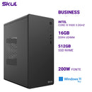 Computador B500 Core I5 9500 3.0ghz Memória 16gb Ddr4 Ssd 512gb Nvme Fonte 200w Windows 11 Pro