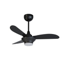 Ventilador De Teto Mistral Led 18w 3p Bivolt Preto Ventisol