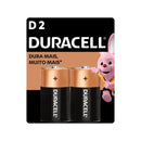 2 Pilhas Alcalinas D Duracell