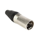 Conector Xlr Macho Linha 3 Polos Metal Storm 10 Unidades