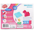 Massa Para Modelar Criativa Kit Unicórnios