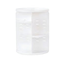 Porta Maquiagem Giratório 360° Ajustável Branco