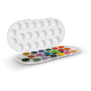 Aquarela Escolar 20 Cores + Pincel Com Estojo